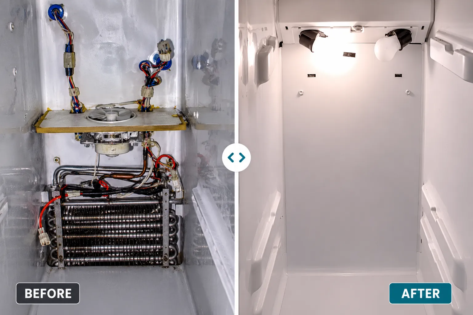 Refrigerator Compressor & Condenser Coil Failure