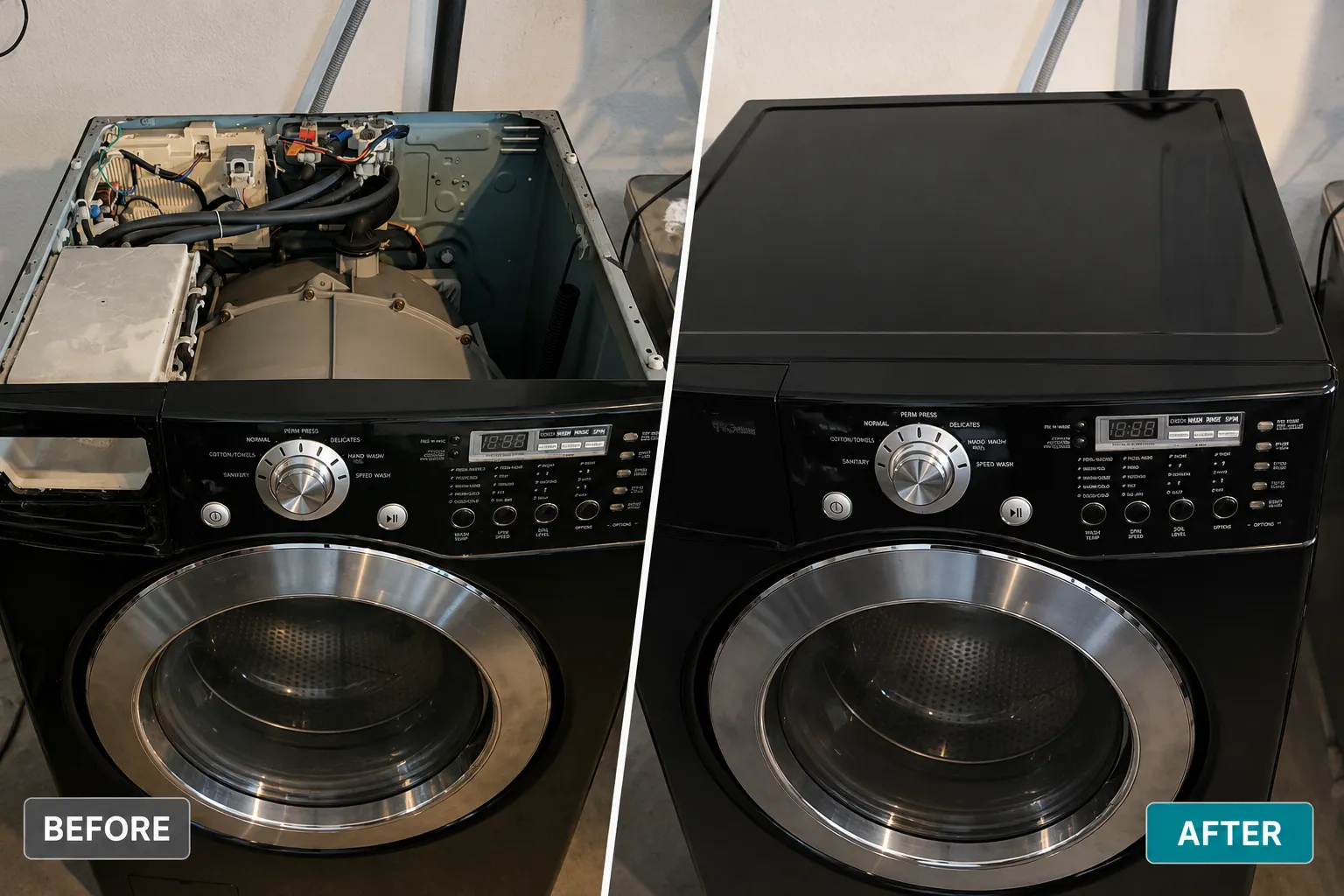 Washing Machine Drum Bearing & Seal Failure