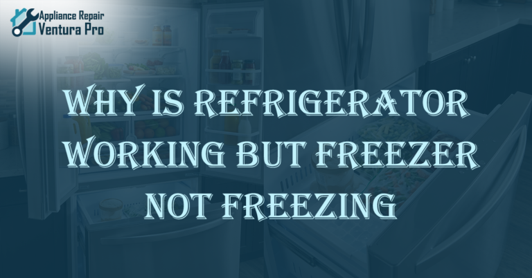 why is refrigerator working but freezer not freezing​